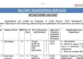 MES Jobs 2025 Latest Advertisement Online Apply