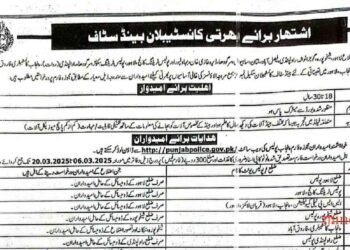 Punjab Police Jobs 2025 Advertisement Application Forms