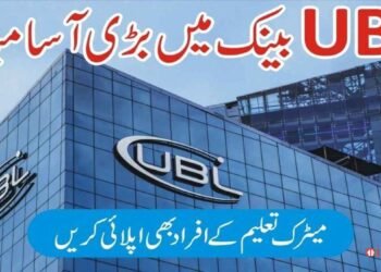 UBL Jobs 2025 Latest Advertisement Online Apply