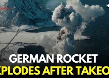 German startup's space rocket explodes seconds after takeoff from Norway