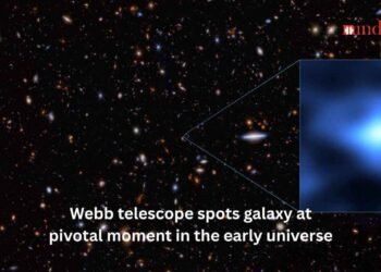 Webb telescope spots galaxy at pivotal moment in the early universe